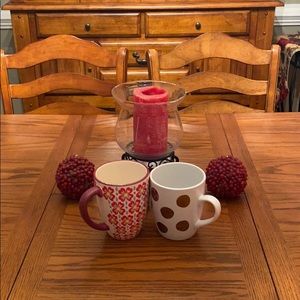 Set of Two Oversized Coffee Mugs